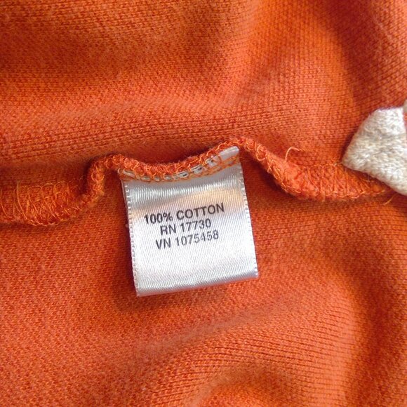 Genuine Kids Orange Long Sleeve Polo with Wildcats Design - Picture 6 of 7